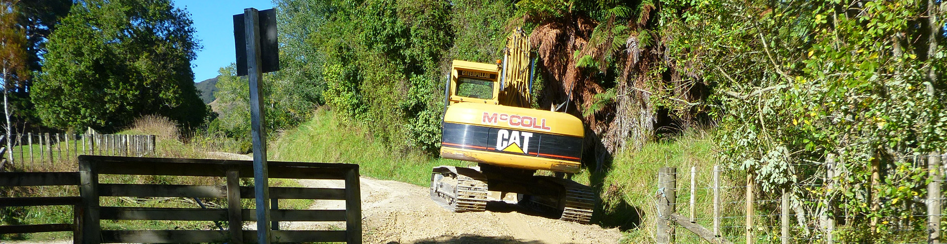 2013 Kapara Track repair Waitotara Road
