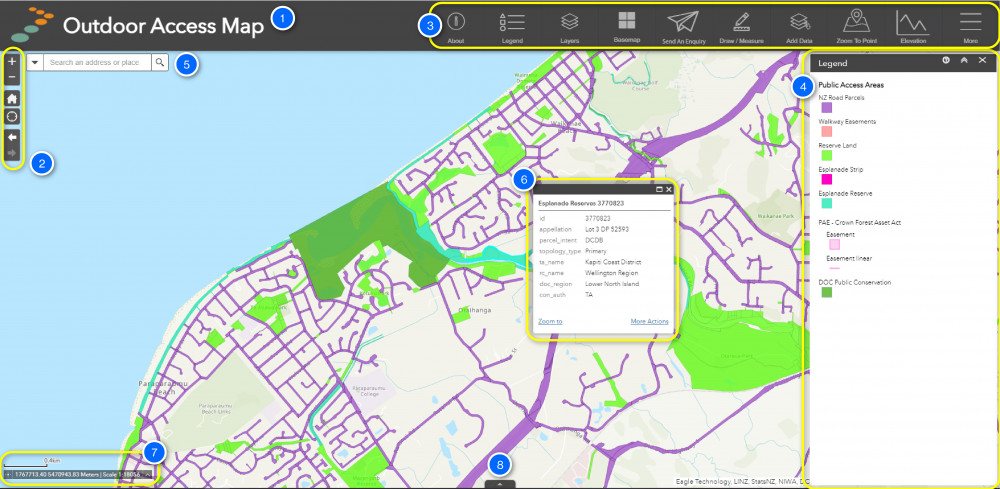 Overview of map viewer 