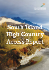 South Island High Country Access Report web