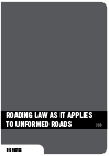 roadinglawapplicabletounformedroads 1