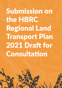 Submission on the HBRC Regional Land Transport Plan 2021 Draft for Consultation 100