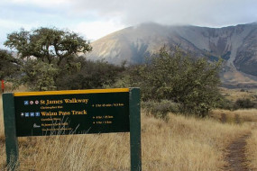 Meeting point of Waiau Pass Track and St James Walkway